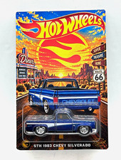 Hot Wheels 1:64 Super Treasure Hunt 1983 Chevy Silverado Custom Card Autographed picture