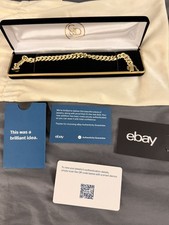 Real 14K Miami Cuban Bracelet Yellow Gold Box Clasp 8.5