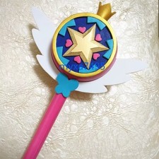 Magic Wand Cosplay Star vs. the Forces of Evil PVC Cane Weapon Cosplay Prop Gift picture