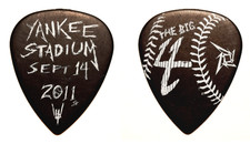 Metallica - Big 4 Yankee Stadium Tour 2011 Guitar Pick Megadeath Slayer Anthrax picture