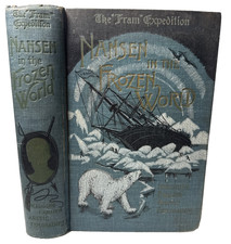Nansen in Frozen World Arctic Exploration John Read 1897 1st ed Antique Book picture