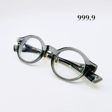 please offer  999.9 Four Nines FN-0844 288 Dull Grey Round Eyeglasses 145 Japan picture