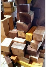 20Lbs /Value Hardwood Scrap Turning Blanks,Black Walnuts, Oak, Ambrosia Maple. picture