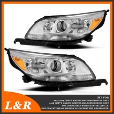 Headlights For 2013-2015 Chevy Malibu LT LTZ Pair Projector Headlamps Left+Right picture