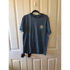 Hurley Mens Surf and Supply Graphic T-Shirt Blue Medium NWT picture