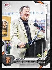 Jeff Kent - 2026 MLB Topps NOW® - Card 616 Retire #21 Presale picture