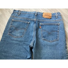 Orange Tab Levi's 517 Bootcut USA Made Vintage Petite Short Inseam 36x24.5 1997 picture