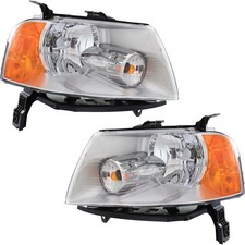 Driver & Passenger Side Headlights For Ford Freestyle 2005-2007 Halogen w/ Bulbs picture