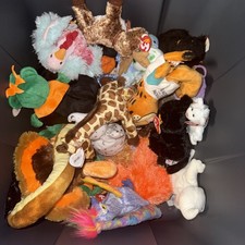 LOT OF 5 RANDOM TY BEANIE BABIES~ALL DIFFERENT AND BRAND NEW WITH TAGS~GIFTS picture