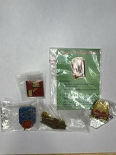 Lot of 5 Vintage McDonald's Employee Advertising Promo / Crew Pins Mixed picture