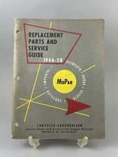 Vintage 1946-58 Mopar Replacement Parts Service Guide Plymouth Dodge Chrysler picture