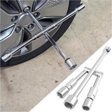 Universal Folding Lug Wrench Car Tire Repair Tool 4 Ways Cross Wrench Nut Wrench picture