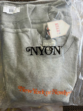 NYON New York Knicks Signature Crewneck Sweatshirt Gray Size Medium NBA Collab picture