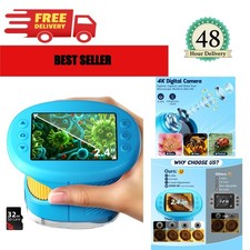 Odatay 4K 1000X Digital Microscope for Kids with 32G Card 2.4