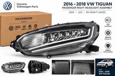 2016–2018 VW Tiguan Passenger Right Headlight Assembly OEM VW AG RH LED NIB picture