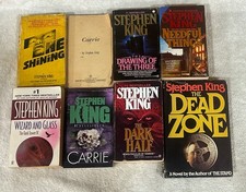 Lot of 8 Steven King Paperback Books Poor Condition picture