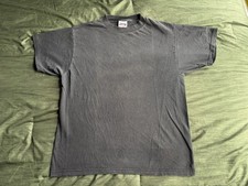 Vintage 90’s Tultex Black Blank Fader Tee L  picture