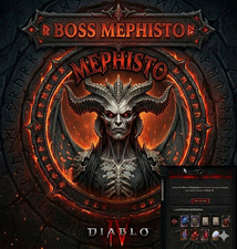 DIABLO 4🎃SEASONAL 15🔥CARRY MEPHISTO T12-x5 RUNS-1 MYTHIC+%MYTHIC SEAL (MY KEY) picture