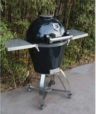 NEW Caliber CTP22-C-SSW Pro Kamado Stainless Cart Side Shelves Wood Inserts picture