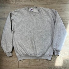 Vintage Russell Athletic Crewneck Sweatshirt Gray XL picture