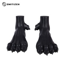 Smitizen Silicone Black Beast Paw Monster Feet Realistic Skin Paw for Cosplay picture