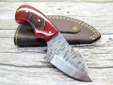 Damascus Hunting Knife 6