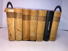 7 Antique Suede Bound Vols The Philistine-Vols. 8, 9, 11, 13, 14, 15 & 16 *READ* picture