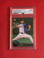 (RARE) 2014 BBM 2nd Version #WB1 Shohei Ohtani Promo Card PSA-10  (POP 35) picture