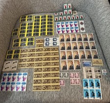 Huge Vintage US Postage Stamp Lot 945 Stamps 8c New / Unused $75.60 Face Value picture
