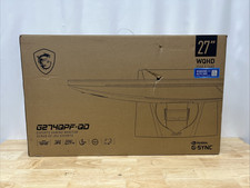 msi G Series G274QPF-QD 27in Gaming Monitor QHD IPS 170Hz USB-C HDMI Black picture