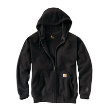 Carhartt Mens Paxton Rain Defender Heavyweight Full Zip Sweatshirt Black picture