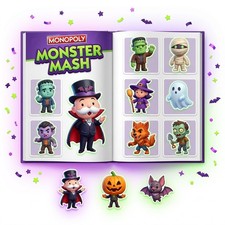 Monopoly go stickers  Cheapest & Best 4,5,6 STAR ONLY  (S11-S22) picture