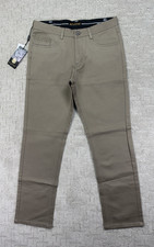 Platini Beige Cotton Blend Men’s Ankle Pants 32Wx30L Preppy Luxury picture