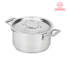 All-Clad Simply Strain 6-Quart Stainless Steel Multipot Stock Pot & Lid picture