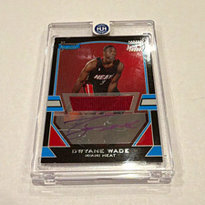 Topps 2003-04 Bowman Signature Dwyane Wade RC Auto Mem #79 Miami Heat /1250 picture