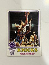 1973-74 Topps Basketball Willis Reed VG-EX #105 New York Knicks  picture