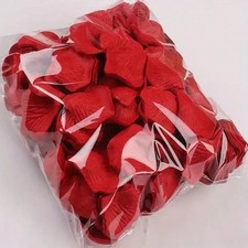 1000PCS Red Artificial Fake Rose Petals Wedding Event Romantic Night Party Decor picture
