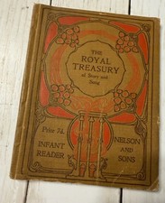 1900 The Royal Treasury Infant Reader Jessie Wilson Antique School Book Toronto picture