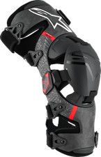 Alpinestars Supertech RK-10 Plasma Knee Braces Black Red Small 6501425-13-S picture