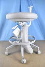 NEW/UNUSED Adec 422 Dental Assistant Stool Driftwood Upholstery  picture