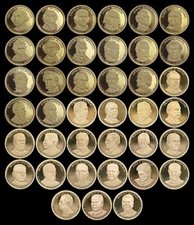 COMPLETE Presidential PROOF Dollar full SET US Mint 39 Coins Total  All PROOF picture