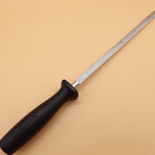Zwilling JA Henckels Sharpening Steel Black Handle Knife Hone Kitchen Tool picture