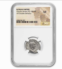 Roman Empire Otacilia Severa AD 244-49 Silver Double Denarius VF Ancient picture