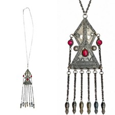 Vintage Tribal Necklace / Bohemian Necklace / Statement Necklace  picture