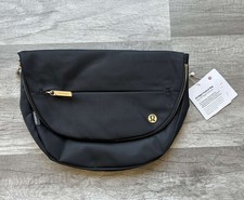 Lululemon All Night Festival Bag Black and Gold Hardware 5L picture