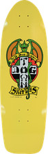 DOGTOWN RED DOG 70S CLASSIC SKATEBOARD DECK-9X30 YELLOW DIP picture