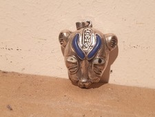 Faberge Antique Silver Lion Pendant Tsarist Era Imperial Russia 19th Century1880 picture
