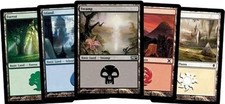 500 Magic The Gathering Basic Lands - MTG Basic Land Lot - 100 of Each Land picture