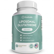 Rosabella Liposomal Glutathione 500mg – High Absorption Glutathione Supplement, picture