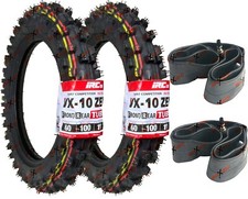 Honda CRF 50 Tires Tubes Set 2.50-10 Front Rear Tire IRC MX Dirt Bike CRF50 XR50 picture